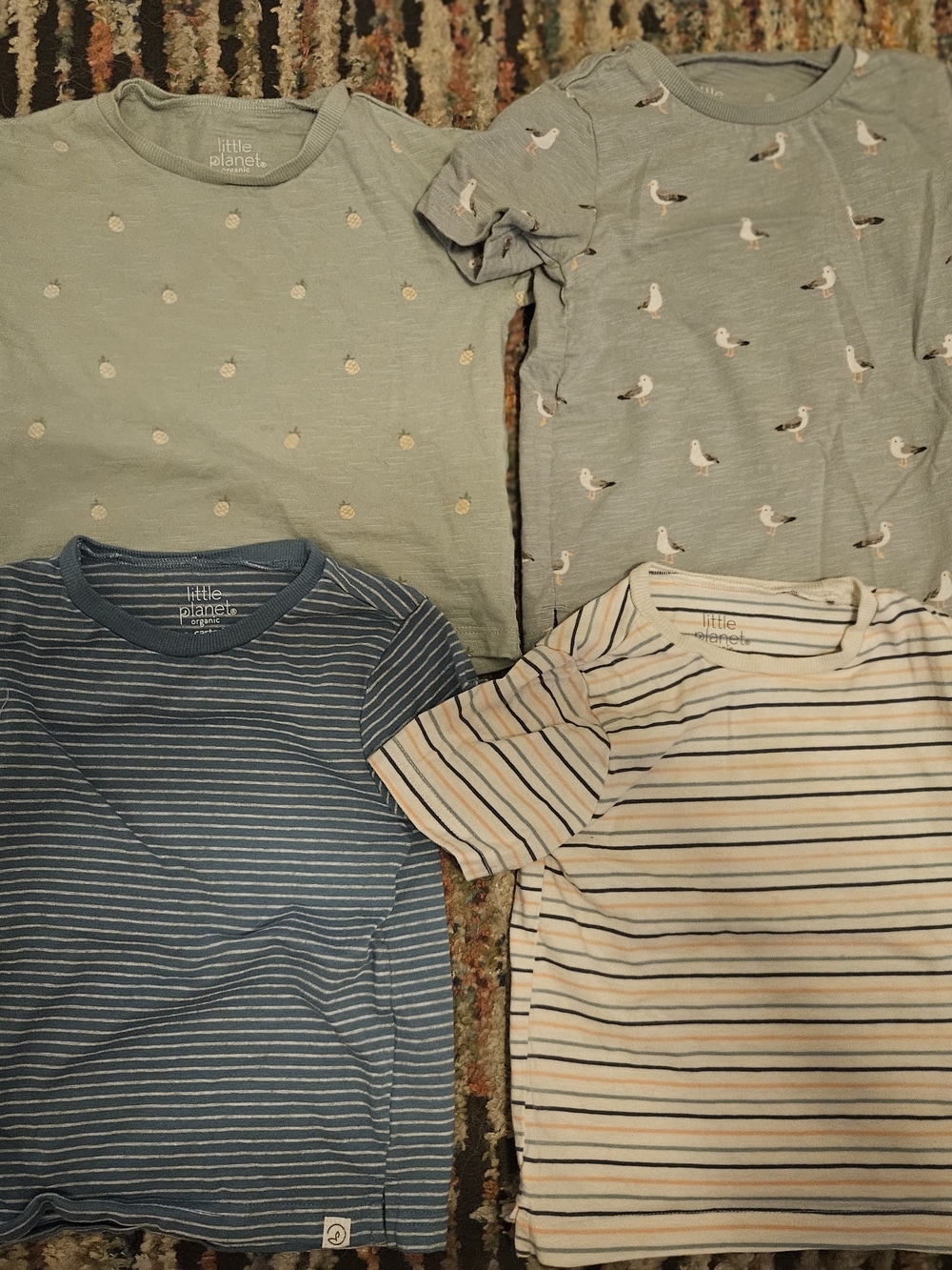Little Planet 4-Pack Short Sleeve Tees - 2T
